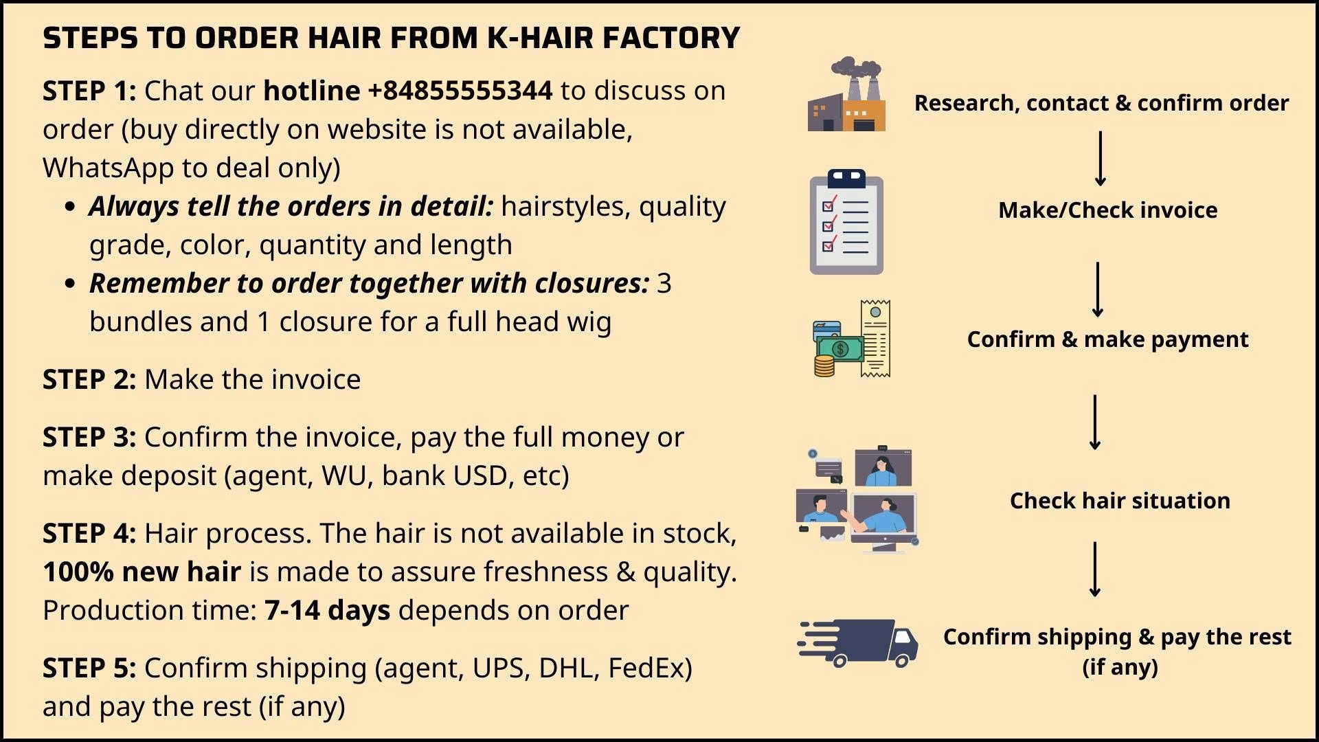 Step 1 How to buy hair from K-Hair
