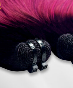 Bone Straight Ombre Burgundy 2 3