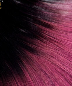 Bone Straight Ombre Burgundy 3 4