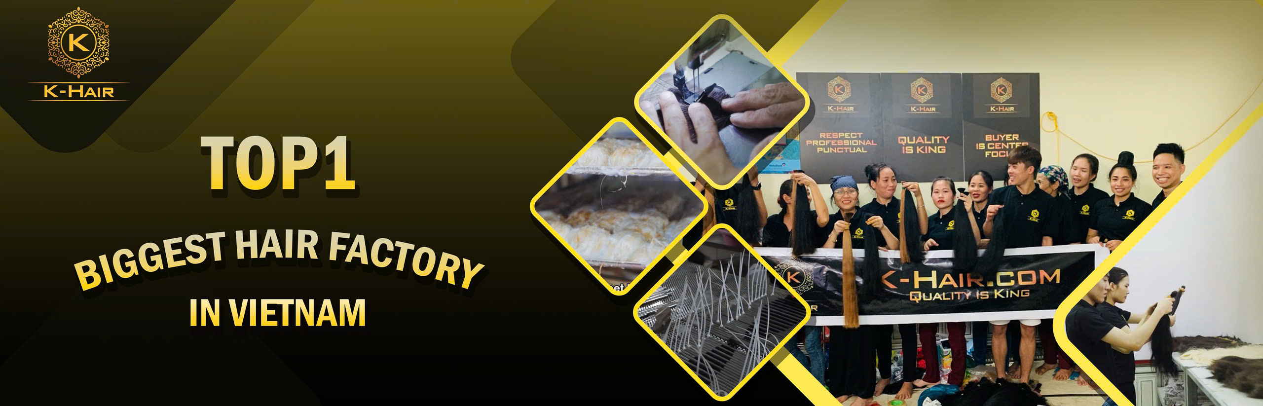 K-Hair: #1 Vietnamese Hair Factory & Wholesale Vendors