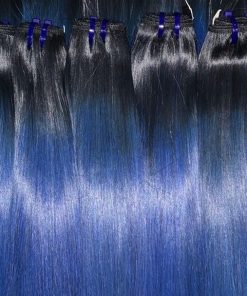 Bone Straight Blue/Ombre Blue