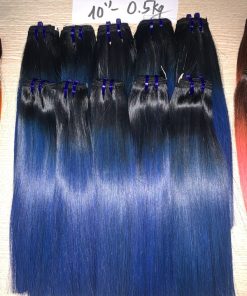 Bone Straight Blue/Ombre Blue