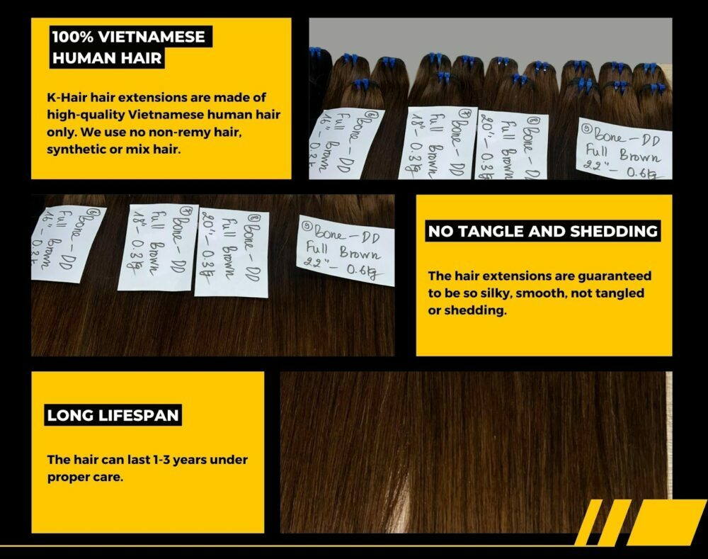 Wholesale Bone Straight Brown/Ombre Brown