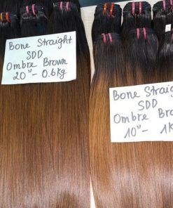 Wholesale Bone Straight Brown/Ombre Brown