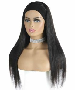Bone Straight Headband Wig