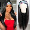 Bone Straight Headband Wig