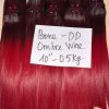 Bone Straight Ombre Dark Wine