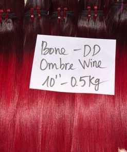 Bone Straight Ombre Dark Wine