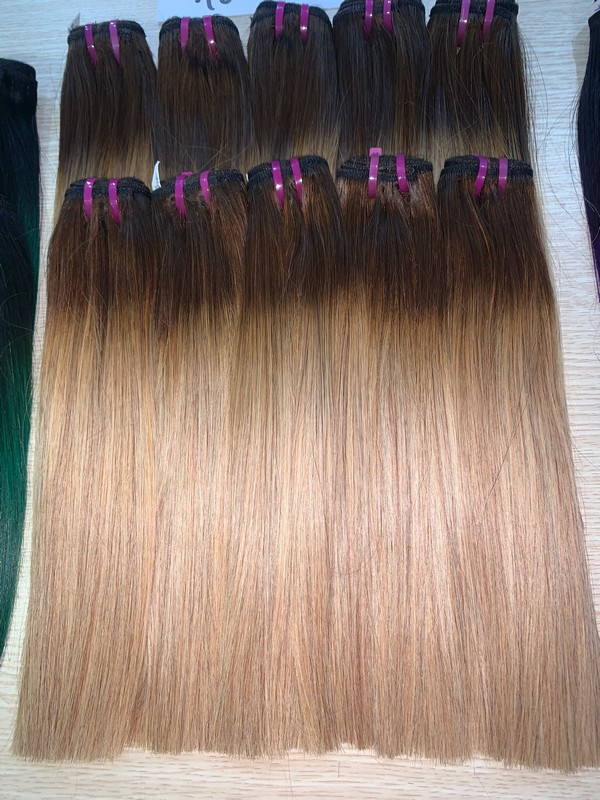 Bone Straight Ombre Gold Blond_12 Bone Straight Ombre Gold Blond