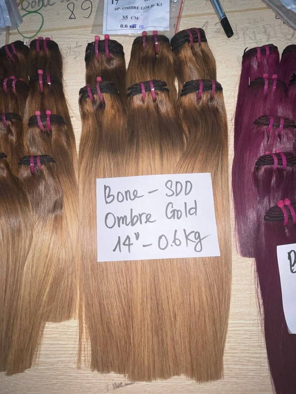 Bone Straight Ombre Gold Blond_13 Bone Straight Ombre Gold Blond