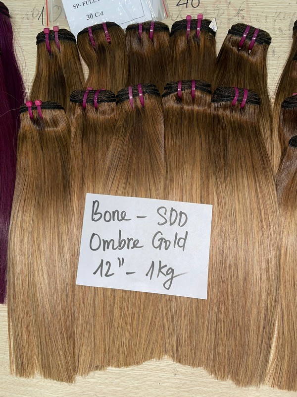 Bone Straight Ombre Gold Blond Bone Straight Ombre Gold Blond