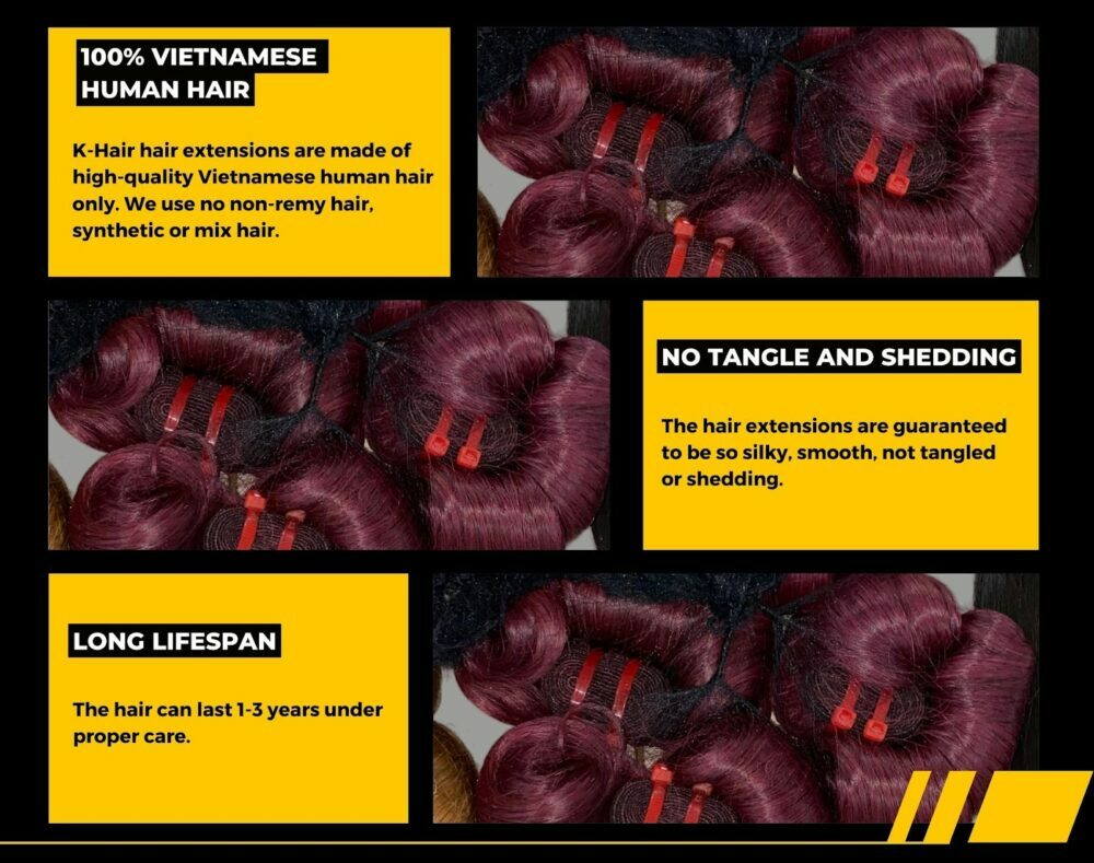 Bouncy Curl Burgundy