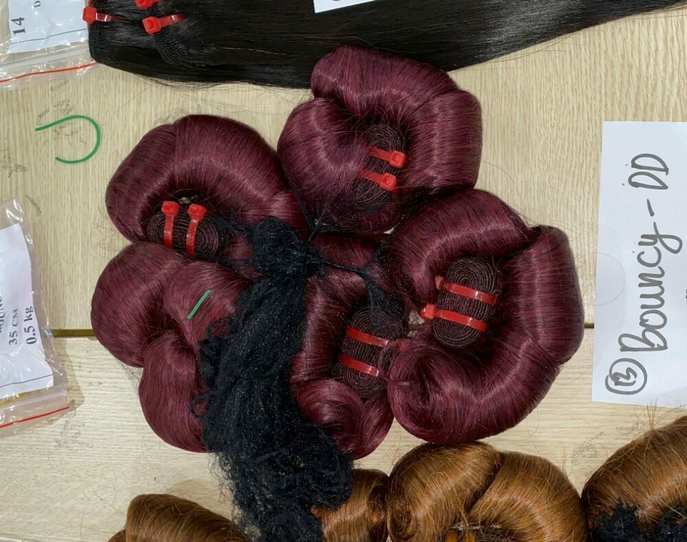 Bouncy Curl Burgundy Hair Weave Bouncy Curl Burgundy Hair Weave