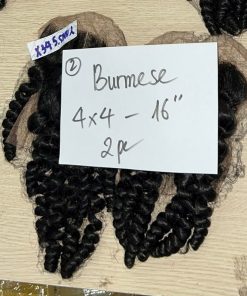 Burmese Curl Transparent Lace Closure