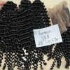 Wholesale Transparent Lace Burmese Curl Natural Color Hair Closure