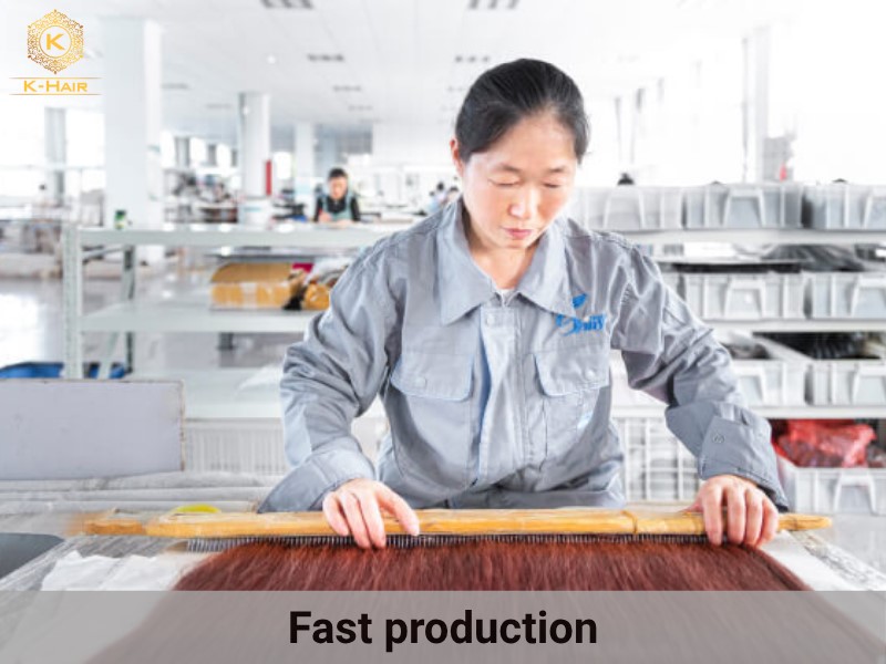Fast production is among the perks of working with Chinese suppliers