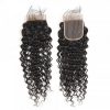 Wholesale Transparent Lace Deep Wave Natural Color Hair Closure