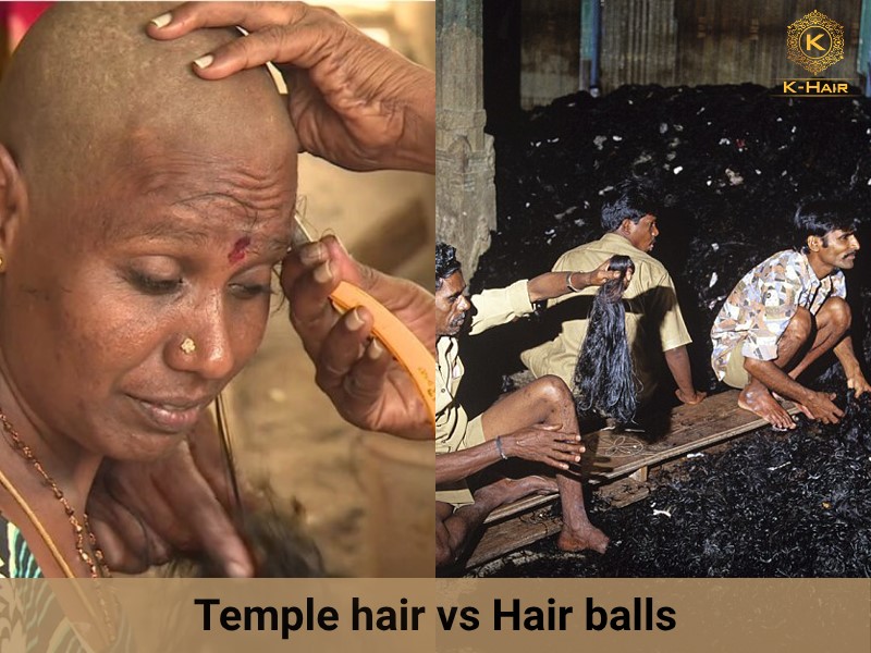 Different hair origins in Indian hair