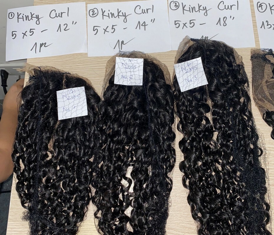 Wholesale Transparent Lace Kinky Curly Natural Color Hair Closure Wholesale Transparent Lace Kinky Curly Natural Color Hair Closure