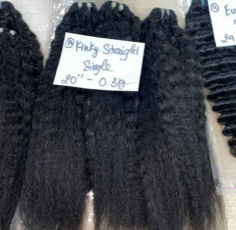 Wholesale Kinky Straight Natural Color Wholesale Kinky Straight Natural Color