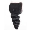 Wholesale Transparent Lace Loose Wave Natural Color Hair Closure