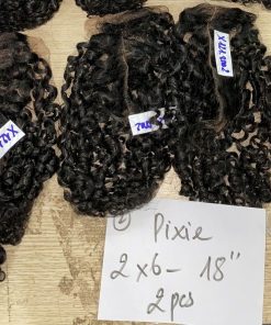 Pixie Curl Transparent Lace Closure