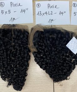 Pixie Curl Transparent Lace Closure