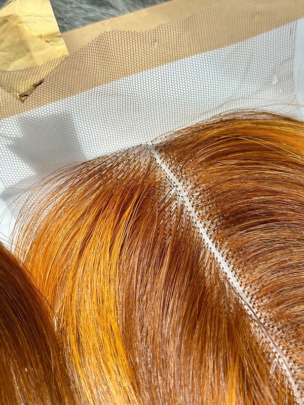 Sew In Hair bonestraight piano orange and brown 2 Sew In Hair bonestraight piano orange and brown