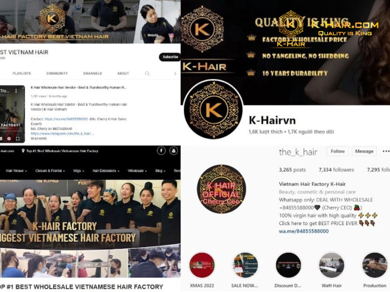 K-Hair #1 Best Wholesale Vietnamese Hair Factory