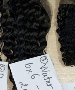Water Curly Transparent Lace Closure