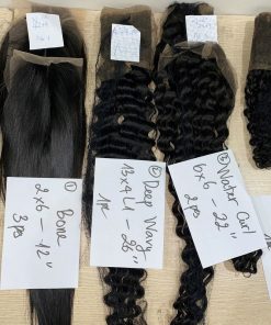 Water Curly Transparent Lace Closure