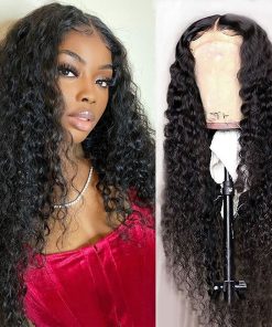 Water Curly Lace Closure Wigs