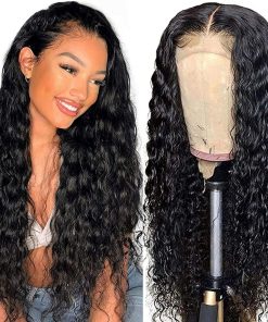 Water Curly Lace Closure Wigs