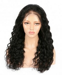 Water Curly Lace Closure Wigs