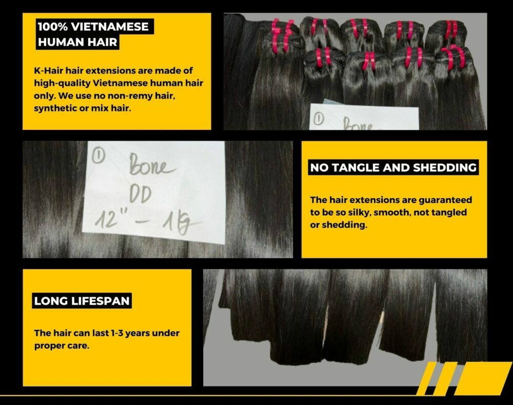 Wholesale Bone Straight Natural Color Best Vietnamese Hair Weave