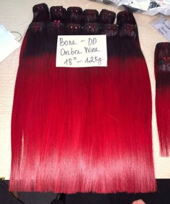 Wholesale Bone Straight Ombre Dark Wine