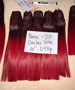 Wholesale Bone Straight Ombre Dark Wine