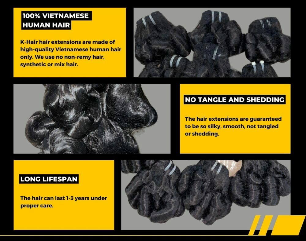 Wholesale Bouncy Curl Natural Color