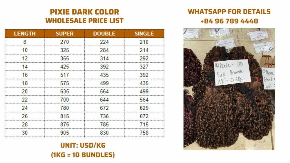 Wholesale Pixie Brown/Ombre Brown