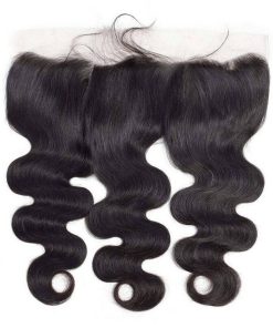 Wholesale Transparent Lace Body Wavy Natural Color Hair Frontal