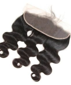 Wholesale Transparent Lace Body Wavy Natural Color Hair Frontal