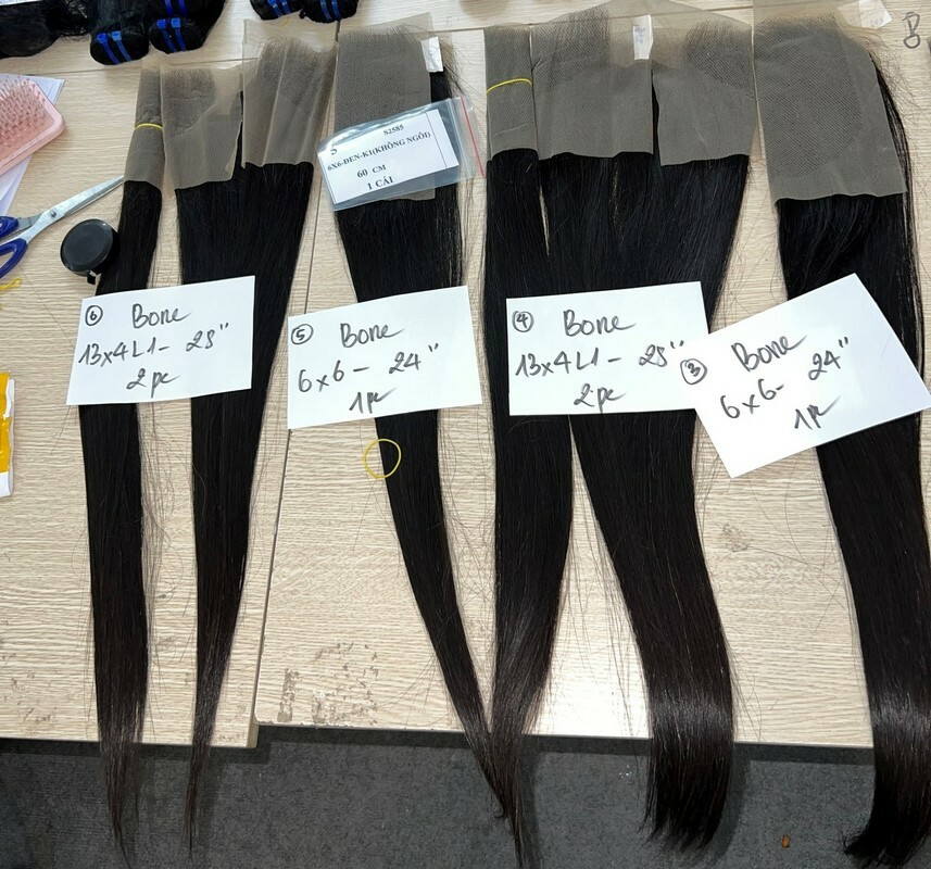 Wholesale Transparent Lace Bone Straight Natural Color Hair Frontal Wholesale Transparent Lace Bone Straight Natural Color Hair Frontal