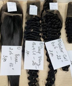 Wholesale Transparent Lace Deep Wave Natural Color Hair Frontal