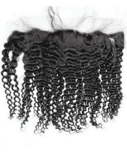 Wholesale Transparent Lace Kinky Curly Natural Color Hair Frontal