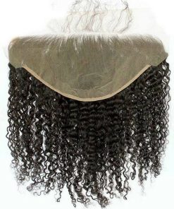 Wholesale Transparent Lace Kinky Curly Natural Color Hair Frontal