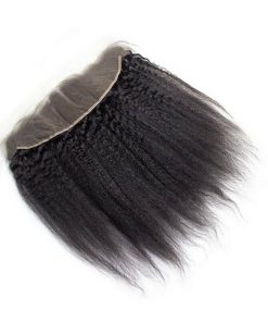 Wholesale Transparent Lace Kinky Straight Natural Color Hair Frontal