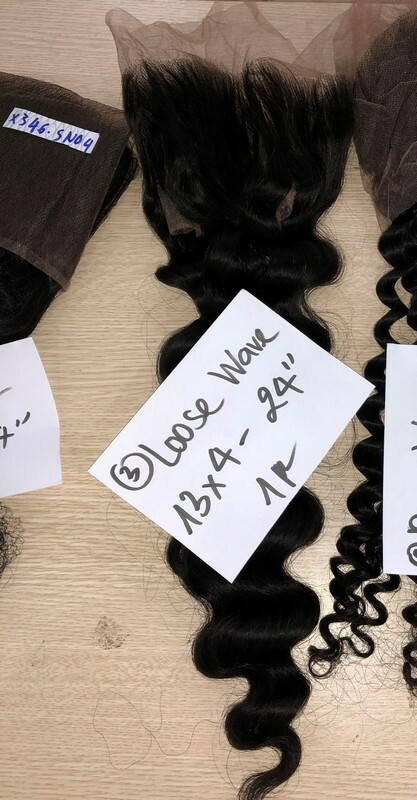 Wholesale Transparent Lace Loose Wave Natural Color Hair Frontal Wholesale Transparent Lace Loose Wave Natural Color Hair Frontal