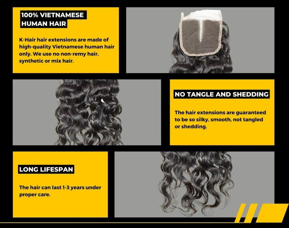 Wholesale Transparent Lace Water Curly Natural Color Hair Closure