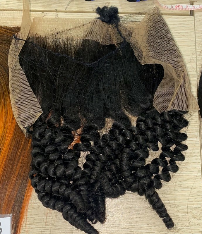 Wholesale Transparent Lace Water Curly Natural Color Hair Frontal Wholesale Transparent Lace Water Curly Natural Color Hair Frontal