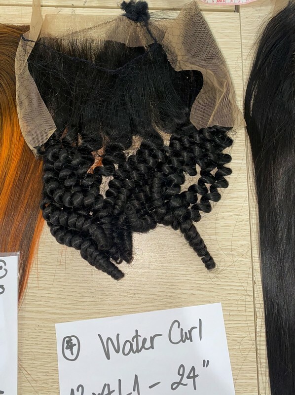 Wholesale Transparent Lace Water Curly Natural Color Hair Frontal Wholesale Transparent Lace Water Curly Natural Color Hair Frontal